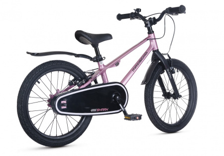 Велосипед Детский Maxiscoo SHARK Sport 18'' Серый Жемчуг (2025)