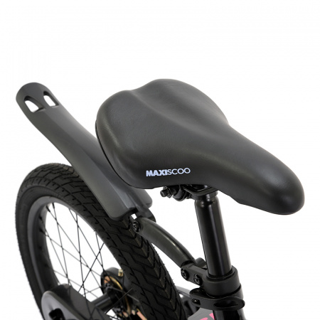 Детский Велосипед MAXISCOO  ''Air'' Standard 18'', Обсидиан, С Ручными Тормозами (2023)