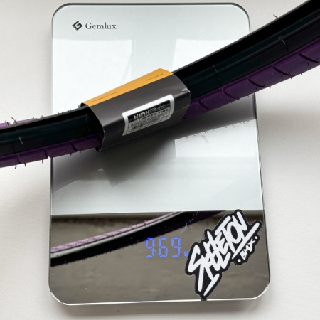 BMX Покрышка Kink Sever 2,40'' Purple w/ Black Walls 2.40'' 60 psi (фиолетовый / черный бок) арт: K6