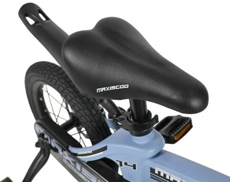 Детский Велосипед MAXISCOO  ''Cosmic'' Standard Plus 14'', Голубой Матовый, С Ручными Тормозами (202