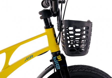 Велосипед Детский Maxiscoo AIR Pro 16'' Желтый Матовый (2025)