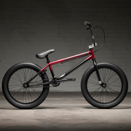 BMX Велосипед Kink Curb 20'' 2022 (красный / черный) 20'' (красный / черный) арт: K400ORG22