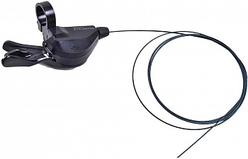 Рукоятка переключения передач правая SHIMANO CUES SL-U6000-10R, манетка/шифтер, 10 скор., RAPIDFIRE PLUS, трос 2340 мм, Black (ASLU600010RC1)