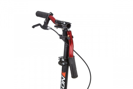 Самокат для детей NOVATRACK DEFT PRO алюм., передний и задний амортизатор, колеса 250*200 мм PU, эрг