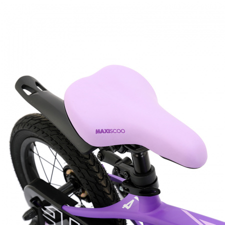 Детский Велосипед MAXISCOO  ''Air'' Standard Plus 14'', Фиолетовый Матовый, С Ручными Тормозами (202