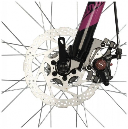 Велосипед NOVATRACK 24'' KATRINA алюм.рама 10'', розовый металлик, 21-скор, TY300/TS38/TZ21, диск.то