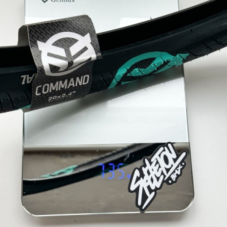 BMX Покрышка Federal Command LP 2,40'' Black w/ Teal Logo 2,40'' 60psi (черный / бирюзовое лого) арт