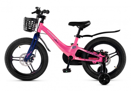 Велосипед Детский Maxiscoo JAZZ Pro 18'' Розовый Сапфир (2025)