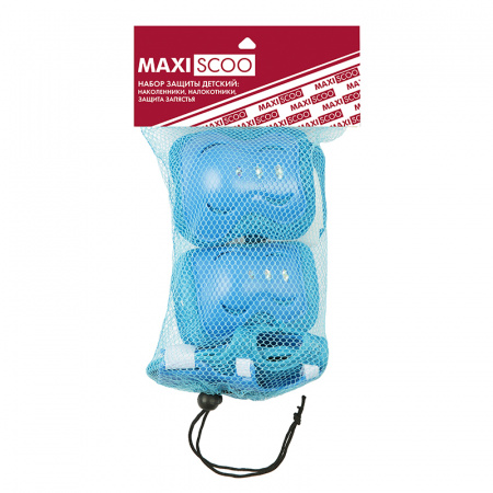 Детский Набор Защиты MAXISCOO, Голубой, Размер M