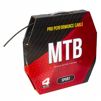 Оплетка троса торм/перекл 4BIKE MTB SPORT APM-MU-OC5-WS-XX диаметр наружный 5 мм, Бухта 50 метров. Дополнитльное внутреннее покрытие для улучшения ско
