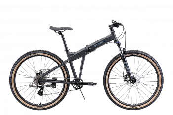 Велосипед Stark'26 Cobra 27.2 D черный матовый/темно-серый 16'' S