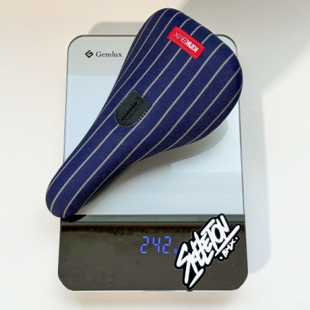 BMX Седло Kink Pinstripe Slim Pivotal (синий / серый) арт: K3003BLUGY