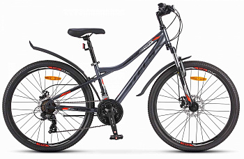 Велосипед STELS Navigator-510 26MD 14'' Антрацитовый/Красный 2026 (EP-00005986 / X0000002199)