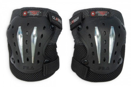 Защита, GLOBBER PROTECTIVE FILA JUNIOR XS ( -25KG+ ), черный, (543-120)