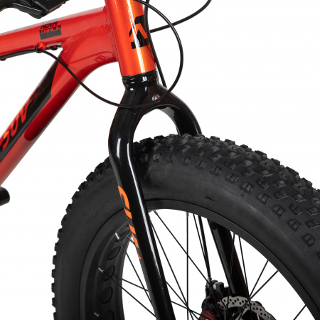 Велосипед NOVATRACK FATBIKE 24'' SUV алюм.рама 13, терракот., 7-скор,TY200/TS38, диск.торм.STG