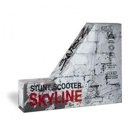 Трюковый Самокат SNOZ ''Skyline-110'', Красный (2021)