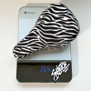 BMX Седло Code Bikes Zebra Mid Tripod (черный / белый) арт: SET-202-ZBR