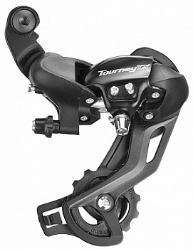 (370105 / LU073982) Переключатель скоростей задний RD-TX800 Tourney SHIMANO 7-8 скоростей под гайку