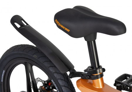 Велосипед Детский Maxiscoo SPACE Deluxe 16'' Оранжевый Топаз (2025) (MSC-S1644D)