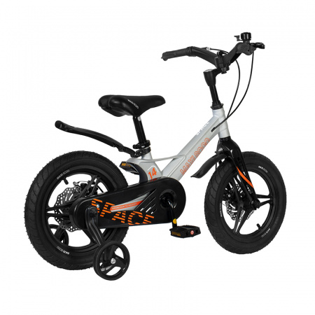 Детский Велосипед MAXISCOO ''Space'' Deluxe Plus 14'', Графит, С Дисковыми Тормозами (2022)