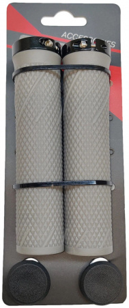 Грипсы STG SZ-056B, 135 мм, Lock-On, серый