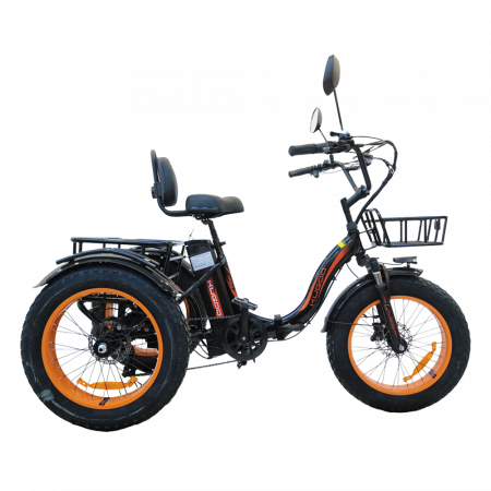 Электротрицикл Kugoo TRIKE, АКБ 15600мАч, 750W 48V, Макс нагрузка 120кг,