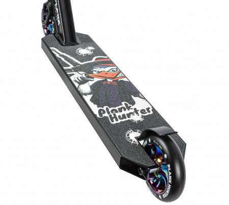 Самокат трюковый PLANK HUNTER, ЧЕРНЫЙ (P24-HUNTER-110BK)