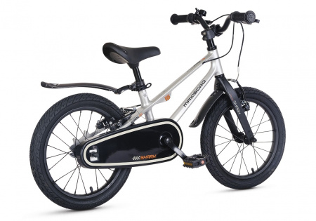 Велосипед Детский Maxiscoo SHARK Sport 16'' Серый Жемчуг (2025)
