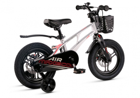 Велосипед Детский Maxiscoo AIR Pro 14'' Серый Жемчуг (2025) (MSC-A1445P)