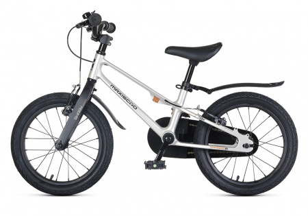 Велосипед Детский Maxiscoo SHARK Sport 16'' Серый Жемчуг (2025)