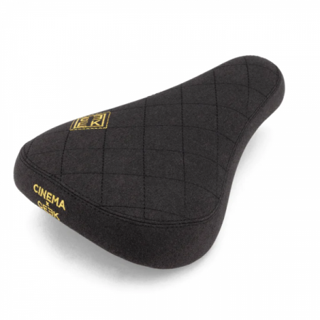 BMX Седло Cinema Ceek 2 Fat Pivotal Stealth (черный) арт: CN6108BLK