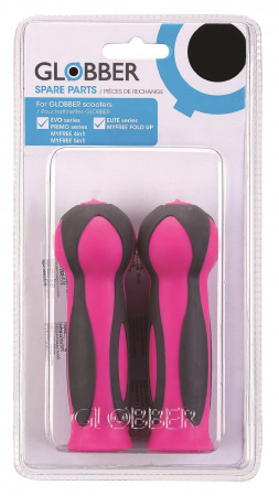 Грипсы Globber DUAL COLOR 2 HANDLE GRIPS, розовый