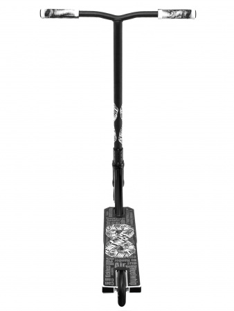 Самокат трюковый PLANK KORE, ЧЕРНО/БЕЛЫЙ (P20-KOR110BKW)