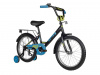 Велосипед FOXX 18'' SIMPLE чёрный, сталь, тормоз нож, крылья, багажник, защита А-тип