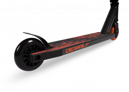 Dewolf DeSpot 100 Самокат трюковой, Black/orange, (DWST25100100O)