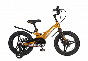 Велосипед Детский Maxiscoo SPACE Deluxe 16'' Оранжевый Топаз (2025) (MSC-S1644D)