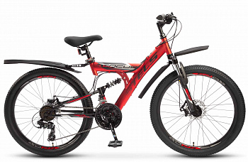 Велосипед STELS Focus 24MD 16'' Красный/Черный 2026 (EP-00008537 / X0000001704)