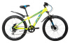 Велосипед NOVATRACK 24'' EXTREME алюм.рама 13'', салатовый, 8--скор,RD360/EF505/TZ500, диск.гидравл.