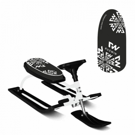 Игрушка Снегокат детский 102 "RUSWIN" классический разборный (белый)