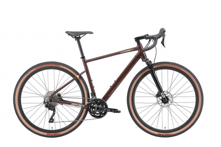 Велосипед HAGEN GR Twenty Air, цвет: anodized brown, 700с, 2х10, размер: S (470)(H25GR20AAB700S)