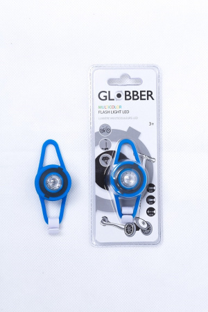 Фонарь Globber FLASH LIGHT LED, синий