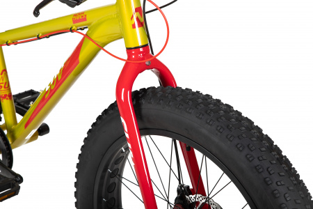 Велосипед NOVATRACK FATBIKE 24'' SUV алюм.рама 13, зеленый, 7-скор, TY200/TS38, диск.торм.STG