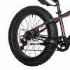 Велосипед NOVATRACK FATBIKE 24'' SUV алюм.рама 13, графит., 7-скор, TY200/TS38, диск.торм.STG