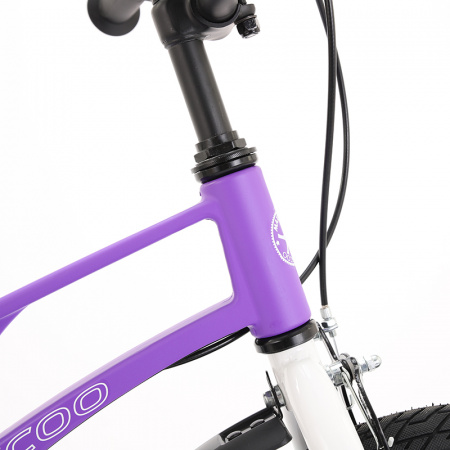 Детский Велосипед MAXISCOO  ''Air'' Standard Plus 16'', Фиолетовый Матовый, С Ручными Тормозами (202