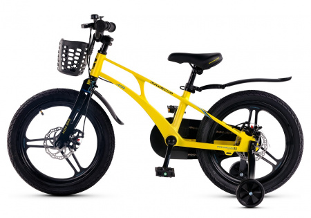 Велосипед Детский Maxiscoo AIR Pro 18'' Желтый Матовый (2025)