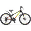 Велосипед STELS Navigator-400 MD 24'' (12'' Серый/ салатовый/ красный) F010 (LU092747 / LU089245)