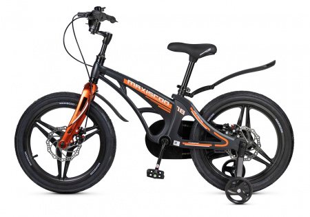 Велосипед Детский Maxiscoo COSMIC Deluxe 18'' Мерцающий Графит (2025) (MSC-C1845D)