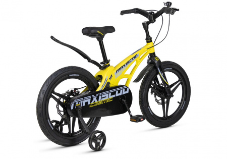 Велосипед Детский Maxiscoo COSMIC Deluxe 18'' Желтый Матовый (2025) (MSC-C1841D)