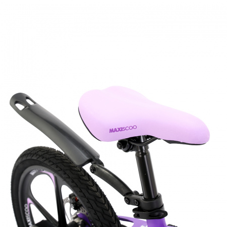Детский Велосипед MAXISCOO  ''Air'', Deluxe Plus 14'', Фиолетовый Матовый, С Дисковыми Тормозами (20