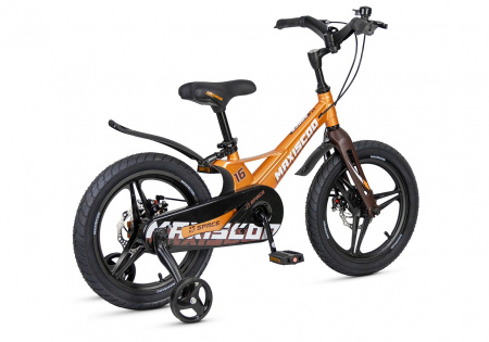 Велосипед Детский Maxiscoo SPACE Deluxe 16'' Оранжевый Топаз (2025) (MSC-S1644D)